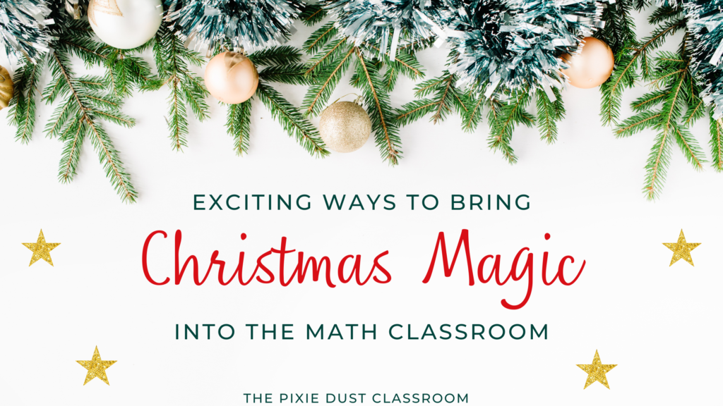 Christmas activities for math classroom