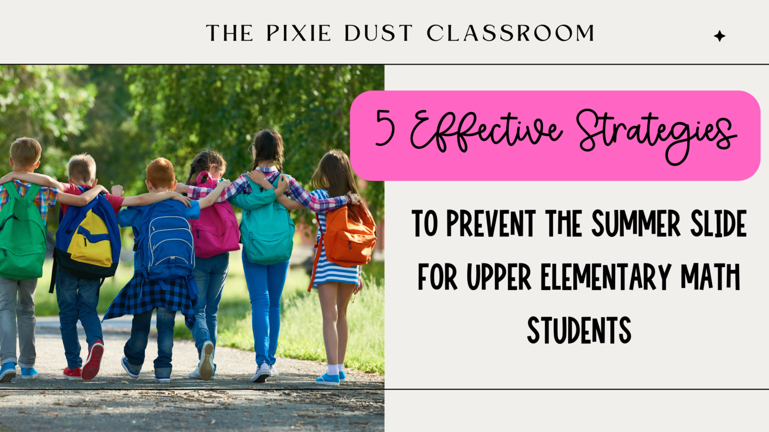5 Effective Strategies to Prevent the Summer Slide for Upper Elementary ...